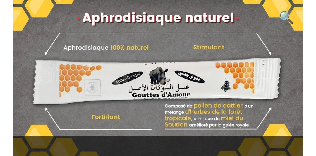 Aphrodisiac love drops - Gouttes d'amour