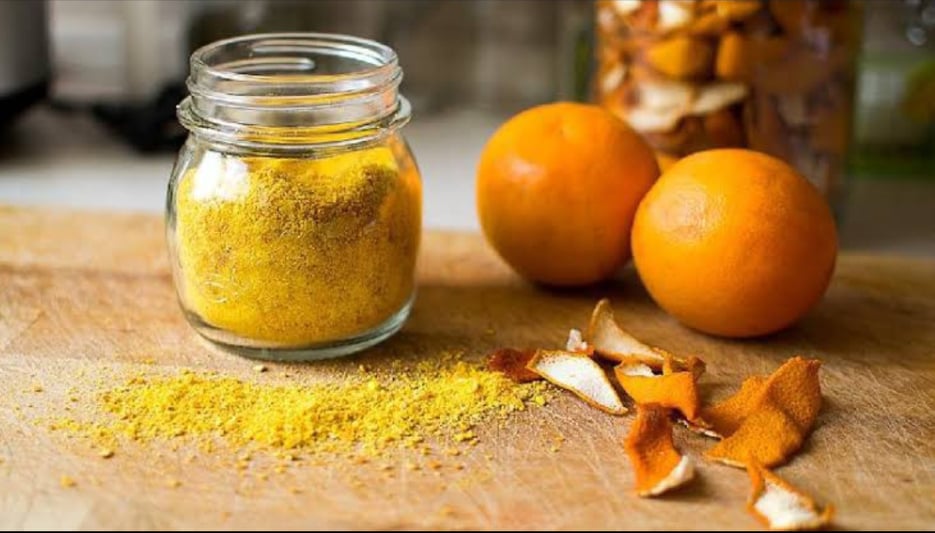 Orange Peel Powder for Skin Care - Citrus aurantium amara
